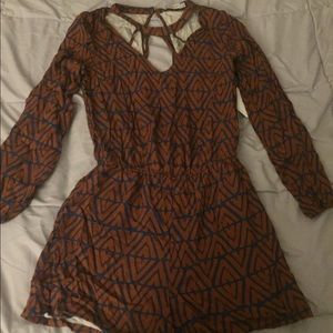 Just Fab romper with opening in back (brand new)